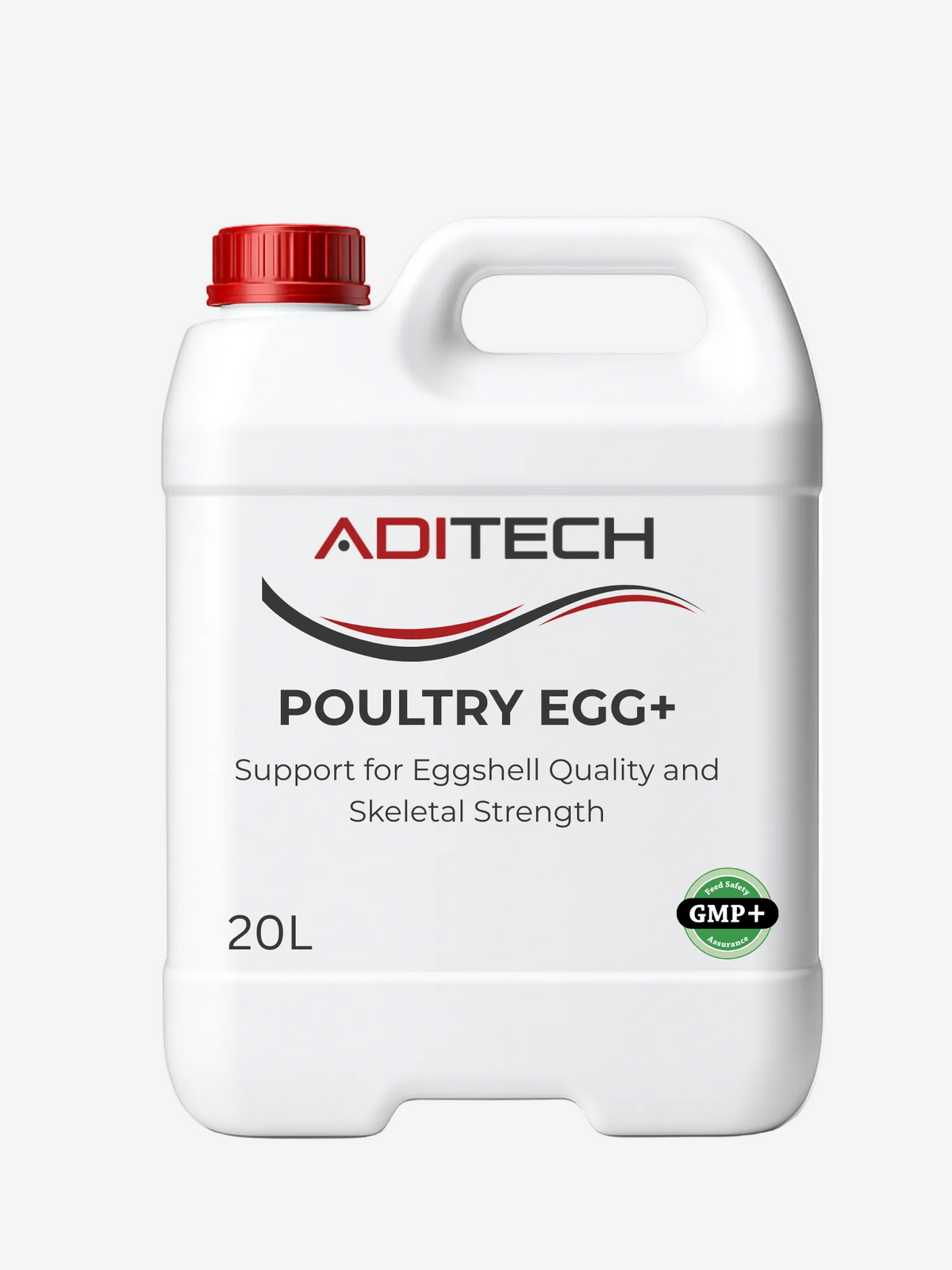 ADITECH POULTRY EGG+ liquid complementary feed for poultry supporting eggshell hardness, skeletal strength and hatchability with calcium, magnesium, vitamin D3, zinc, lysine and methionine