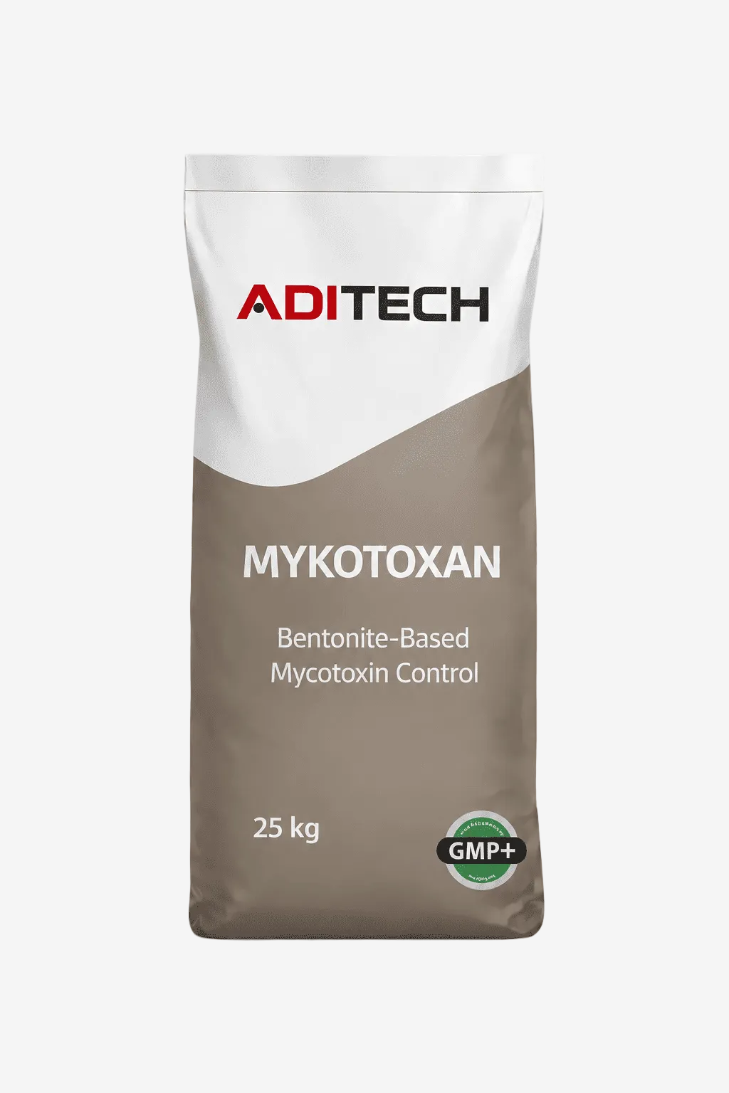 DITECH MYKOTOXAN bentonite-based mycotoxin binder, 25 kg bag, for aflatoxin B1 management in poultry, swine and dairy cow feed